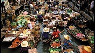 Экзотика Тайланда: Плавучий рынок в Тайланде