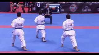 Male Kata Team Turkey, World Championnships of karate spain-tenerife 2018