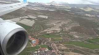 Посадка в Аэропорту острова Тенерифе ( Канарские острова) HD / Landing at Tenerife HD