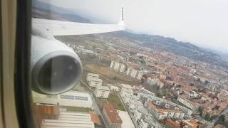 Ryanair landing Milano Bergamo (From Tenerif)