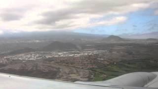 Extreme landing on Tenerife (TFS) / Экстремальная посадка на Тенерифе (Юг)