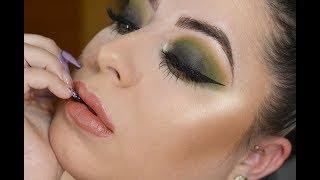 Green Makeup Look | Rebeca Glez Makeup