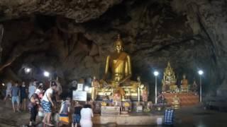 Таиланд / В пещере на реке Квай / Видео путешествия